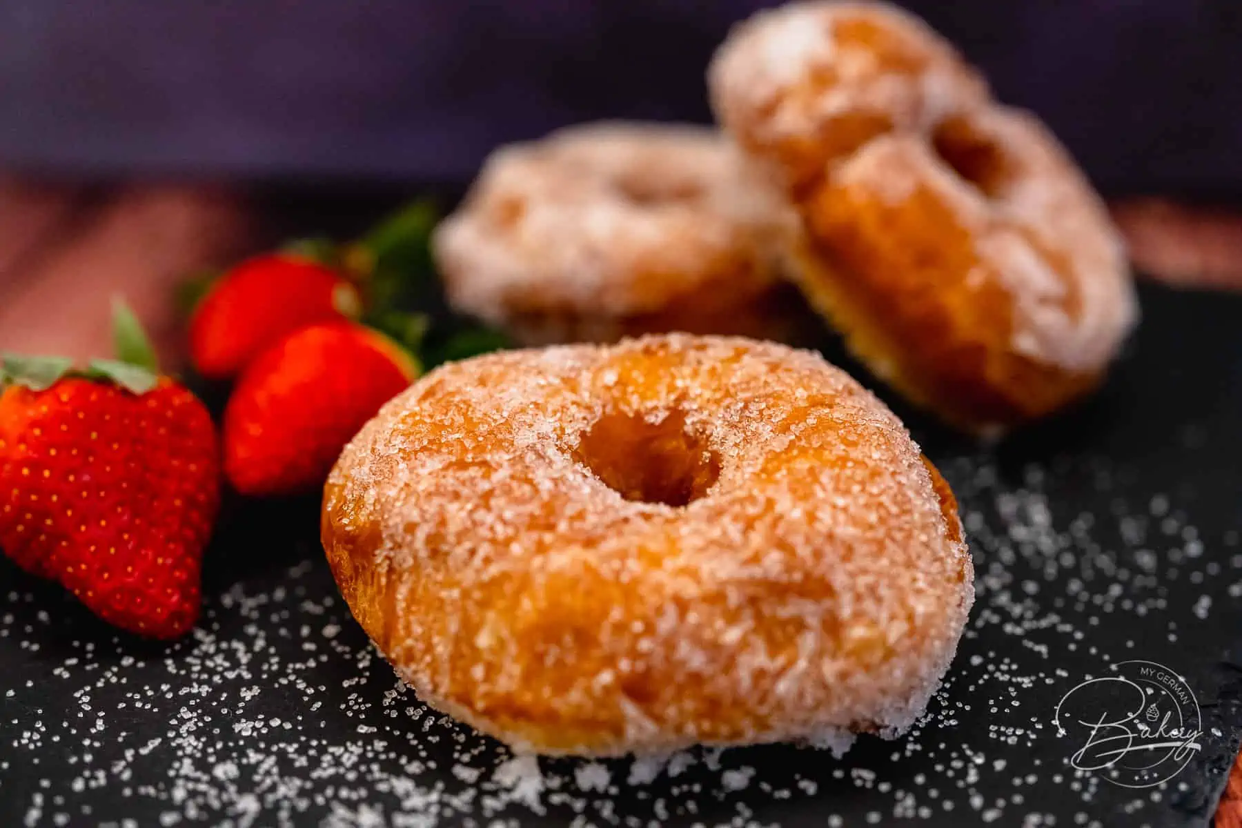 Donuts selber machen - einfaches Rezept - wie Berliner, Pfannkuchen, Krapfen - Donuts Rezept - einfach selber backen
