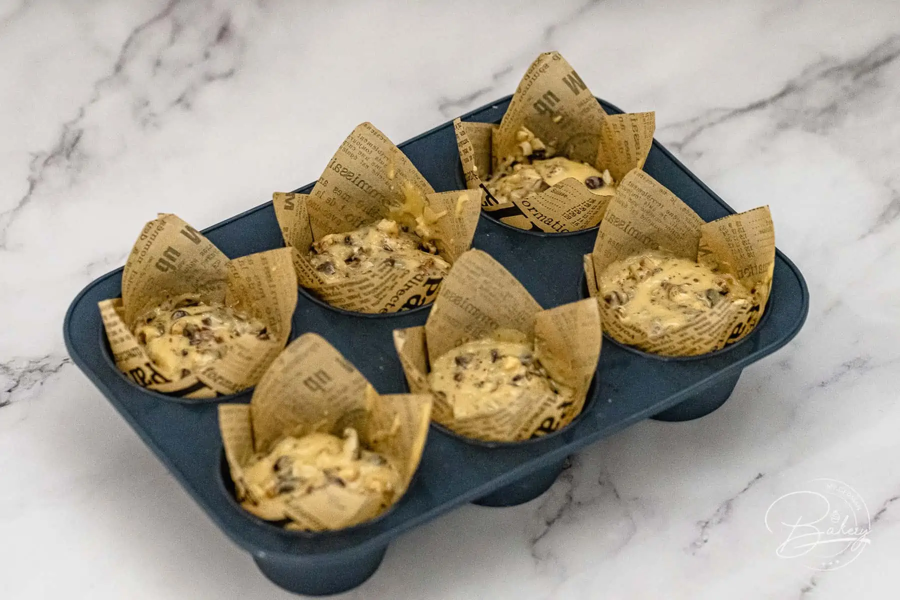 Rezept Muffins mit Schokolade und Nuss - extra locker und saftig